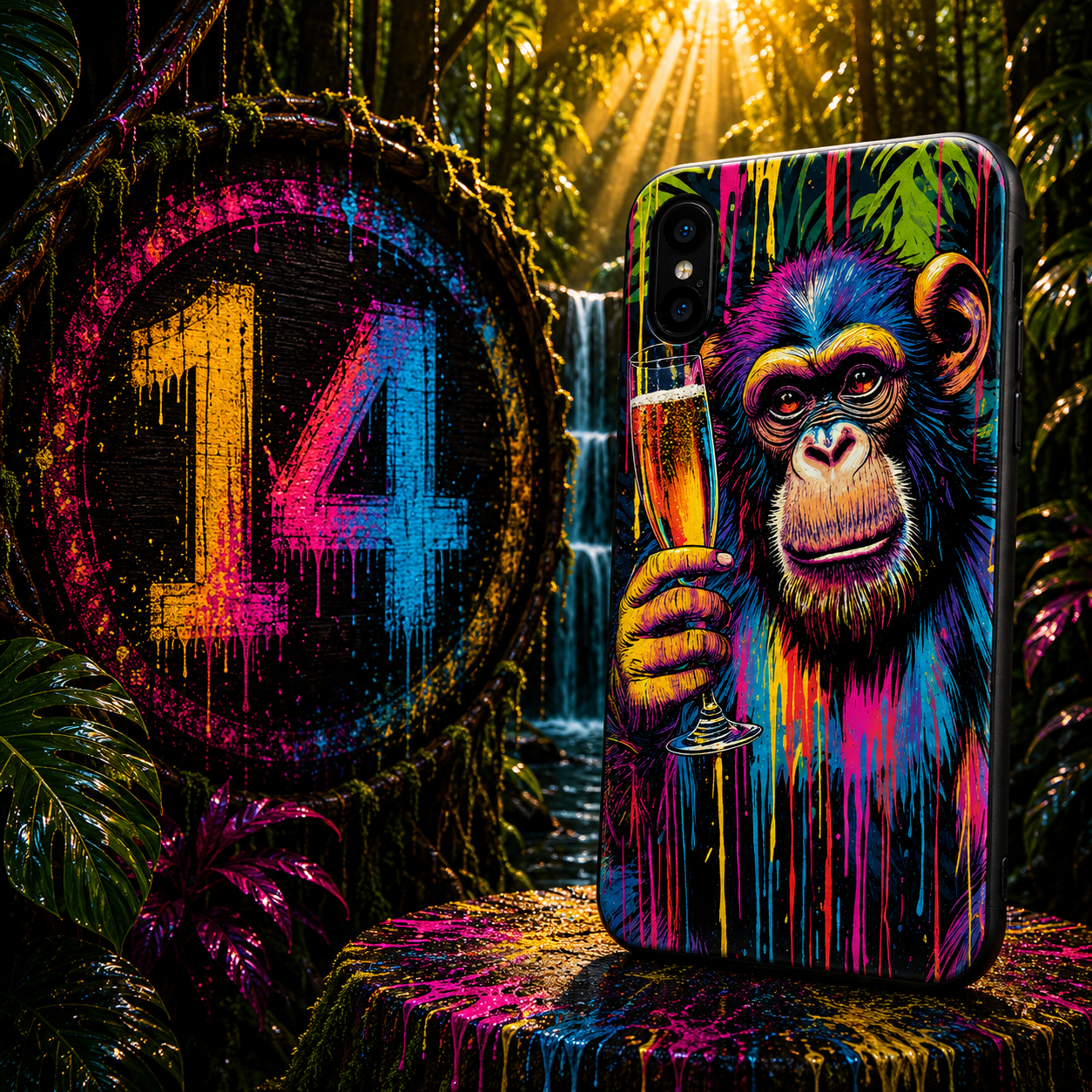 Coques Singe Pop Art