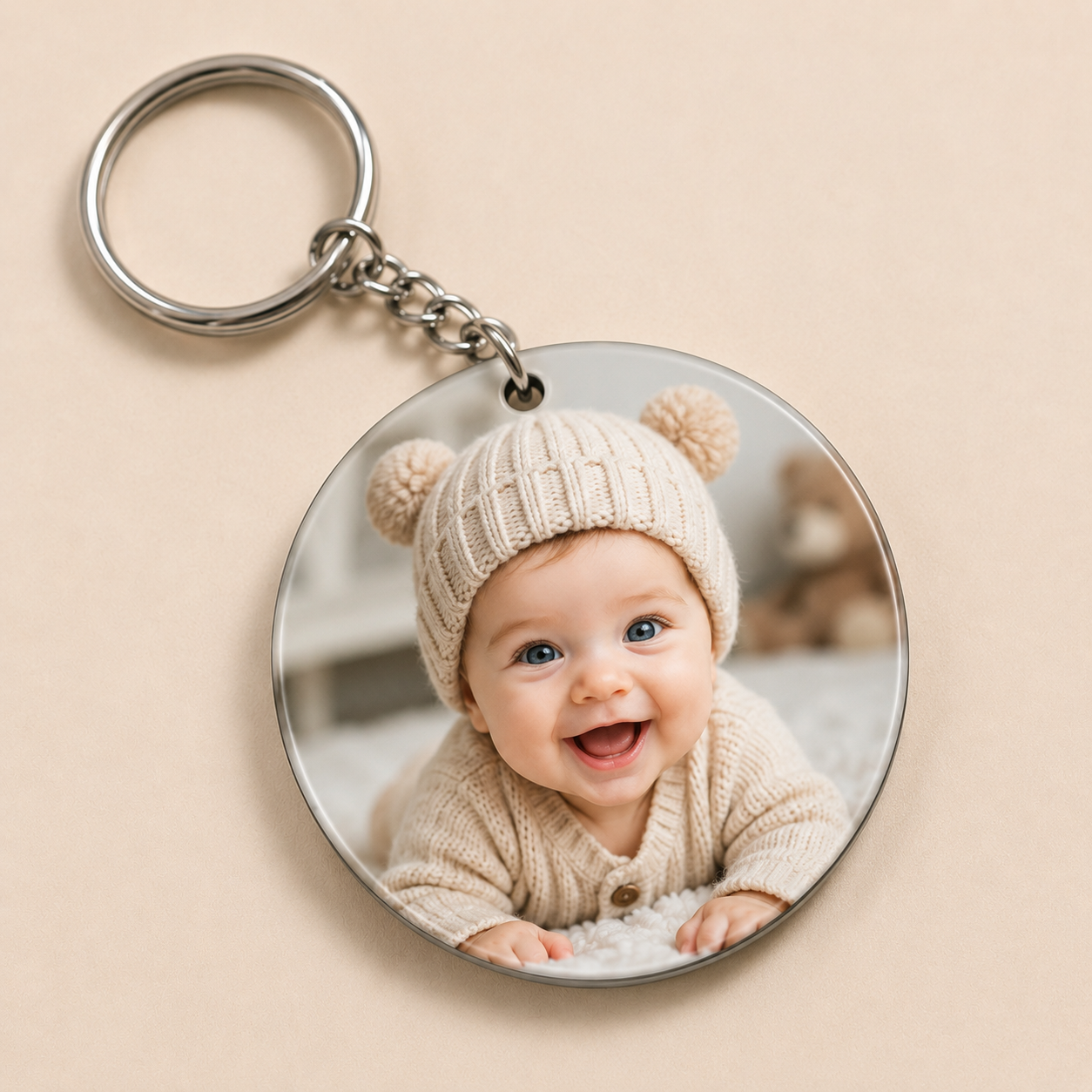 Porte-clé personnalisé avec votre photo