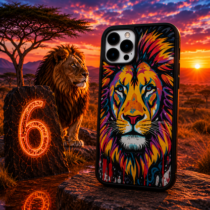 Coques Lion Pop Art