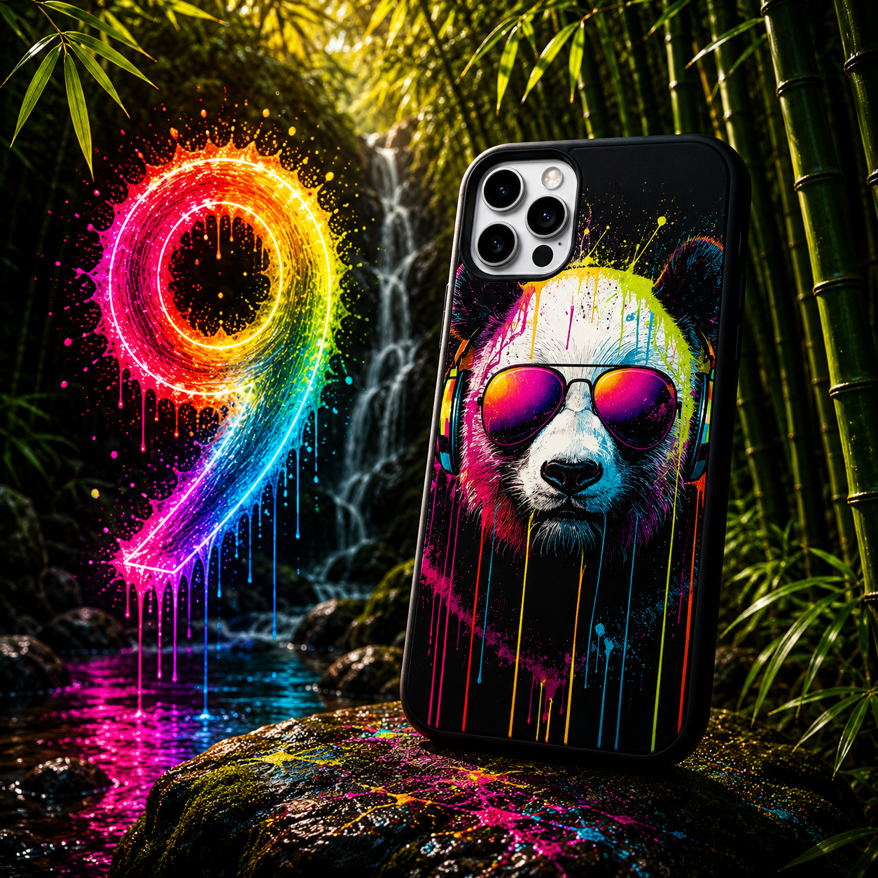 Coques Panda Pop Art