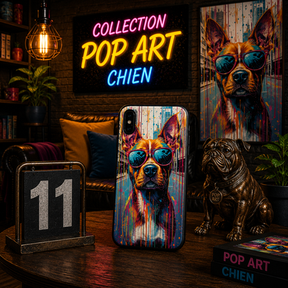 Coques Chien Pop Art