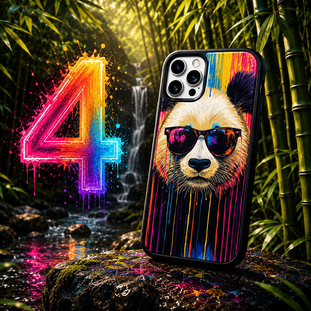 Coques Panda Pop Art