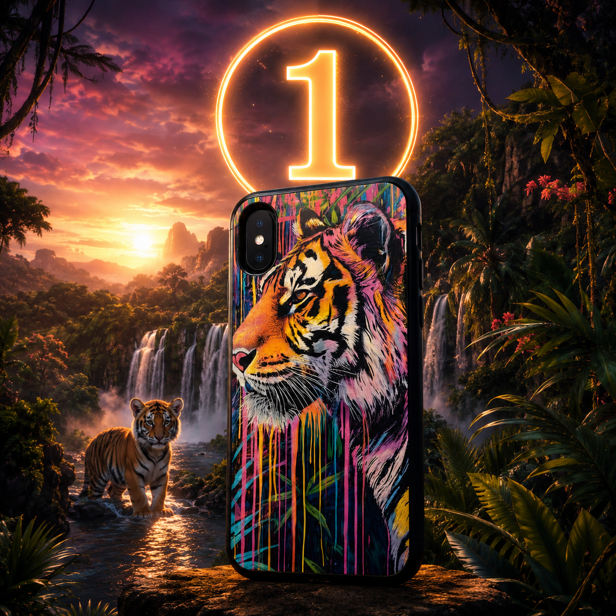 Coques Tigre Pop Art