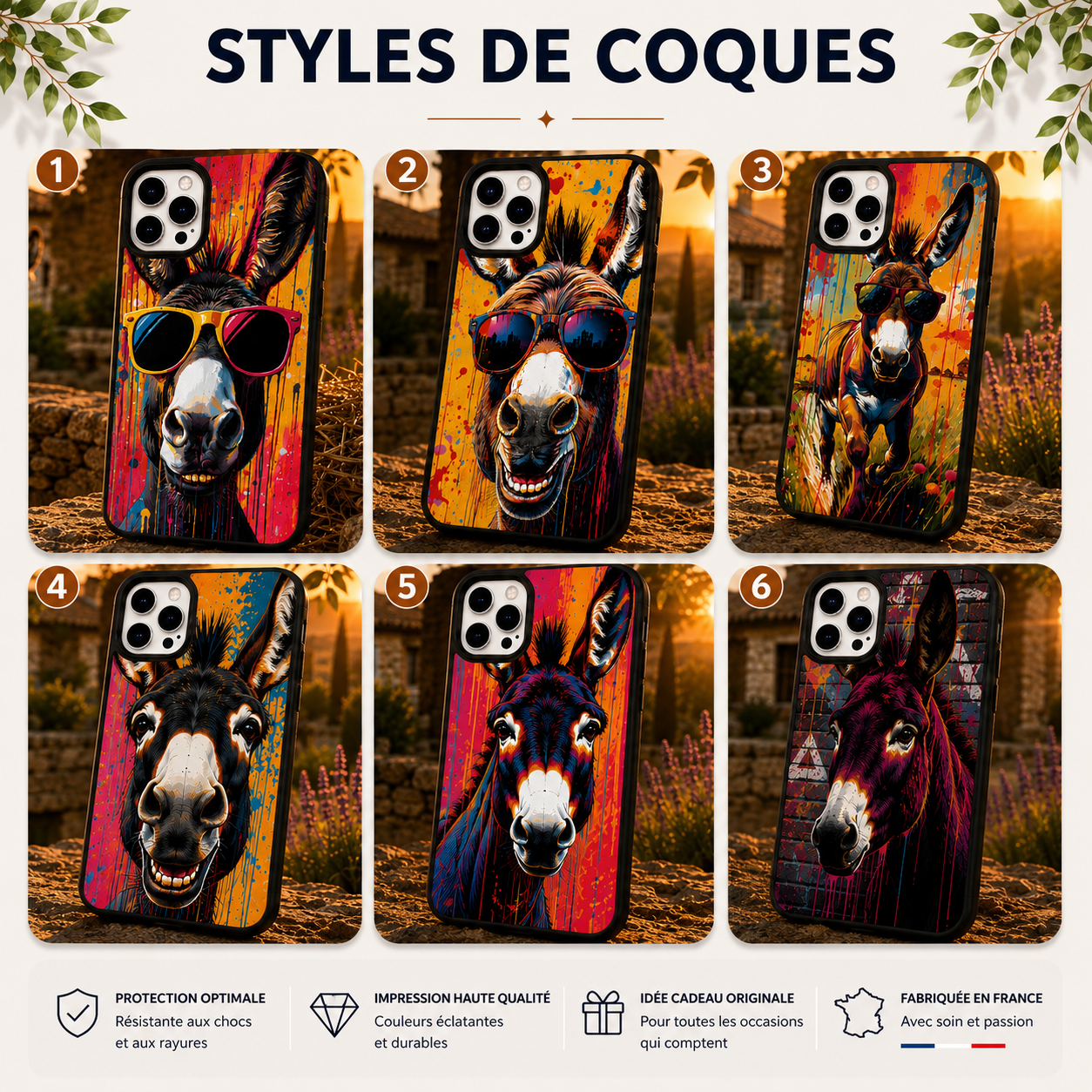 Coques Ane Pop Art