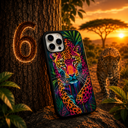 Coques Léopard Pop Art