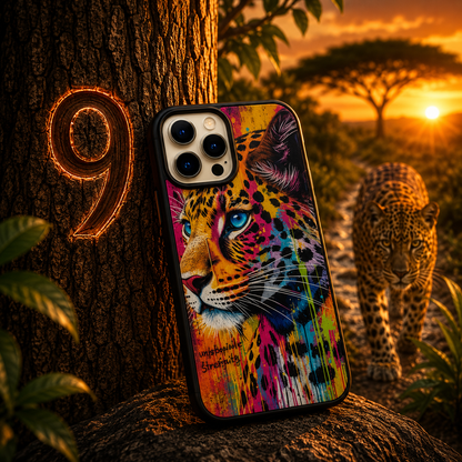 Coques Léopard Pop Art