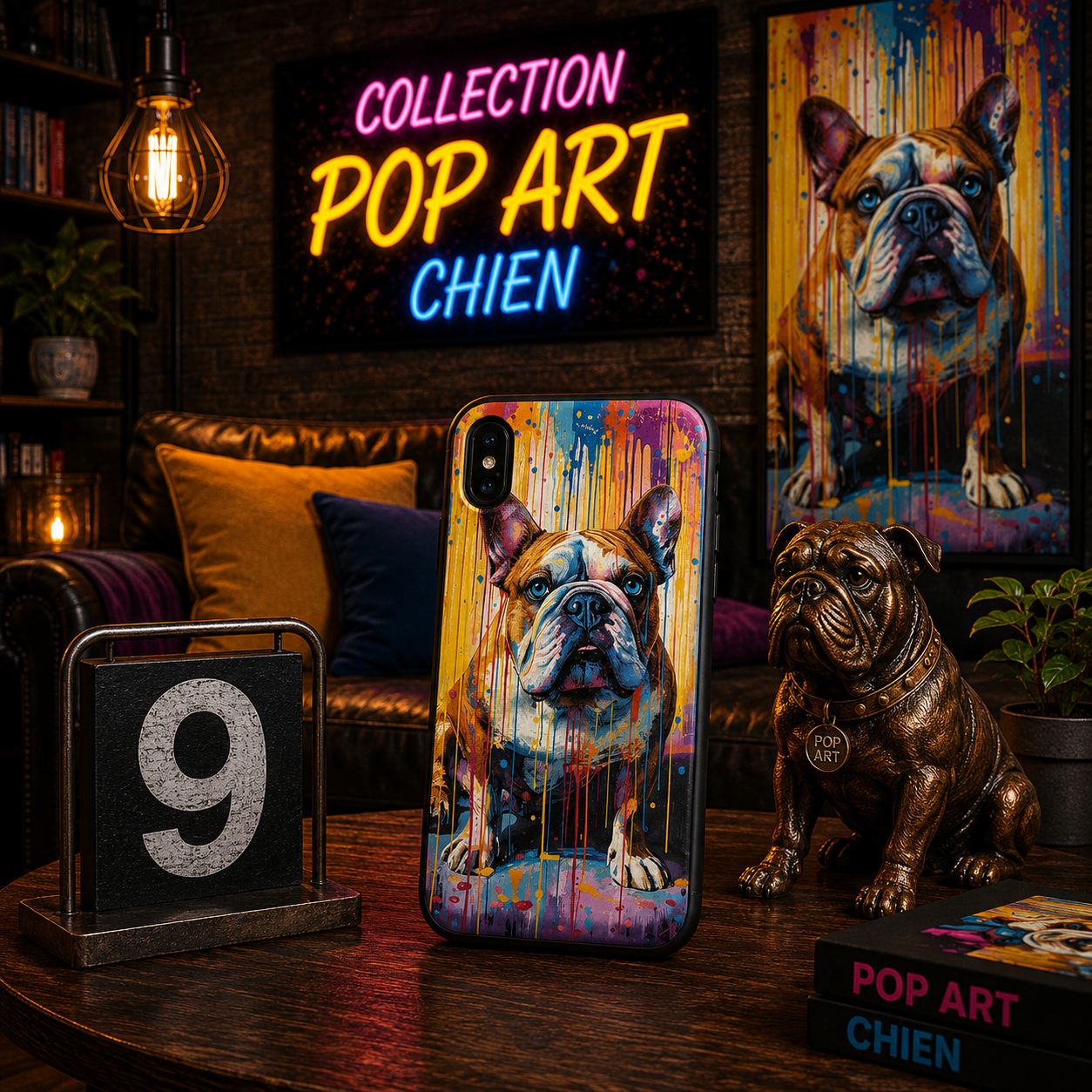 Coques Chien Pop Art