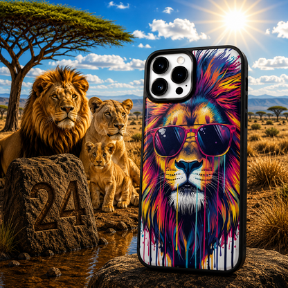 Coques Lion Pop Art