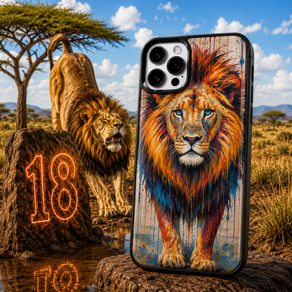 Coques Lion Pop Art
