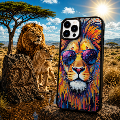 Coques Lion Pop Art