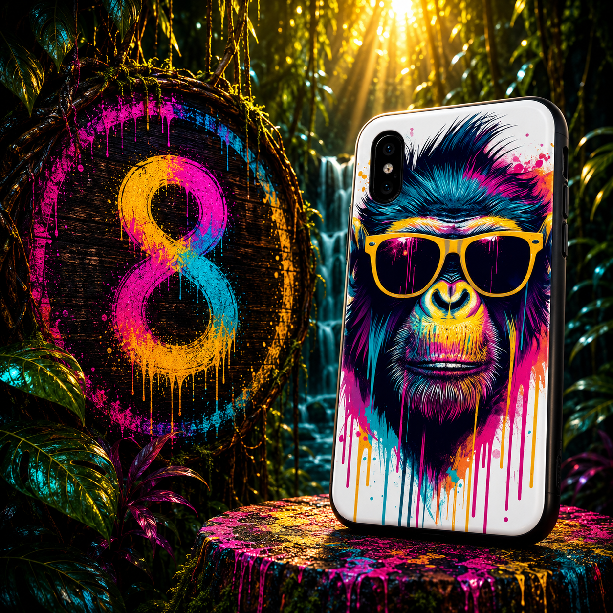 Coques Singe Pop Art