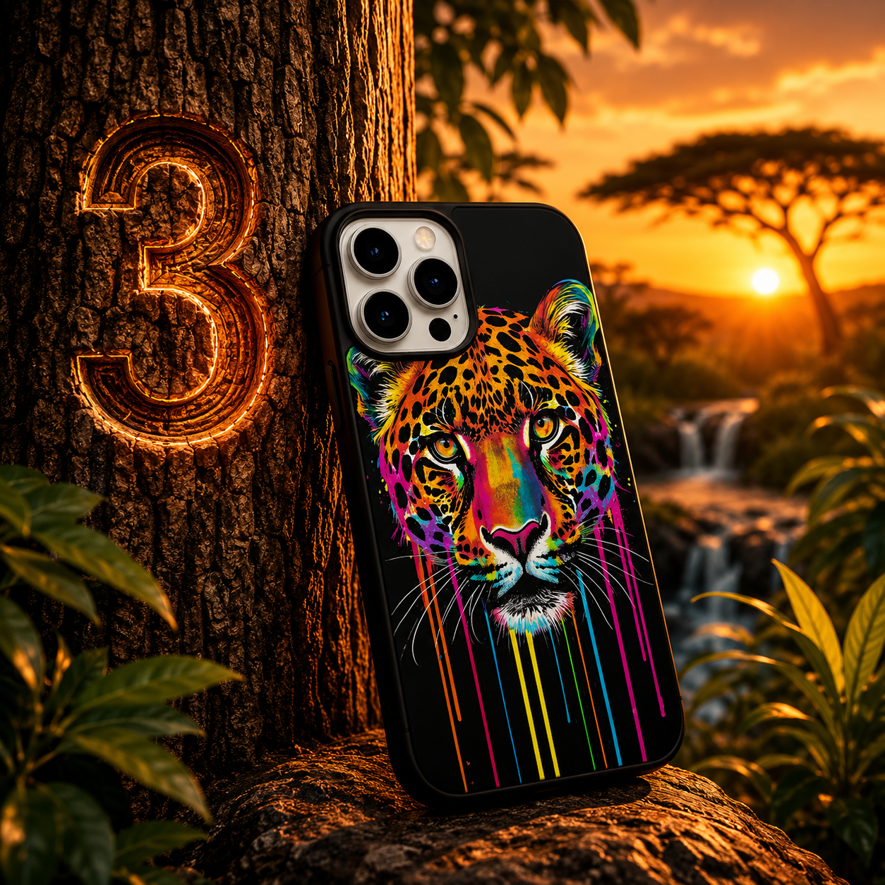 Coques Léopard Pop Art