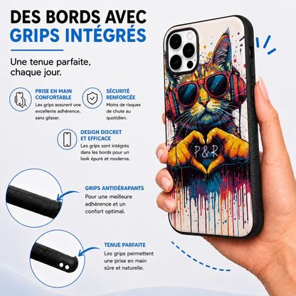 Coques personnalisées prénom / date – Design exclusif