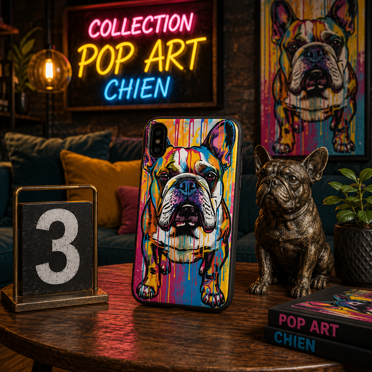 Coques Chien Pop Art