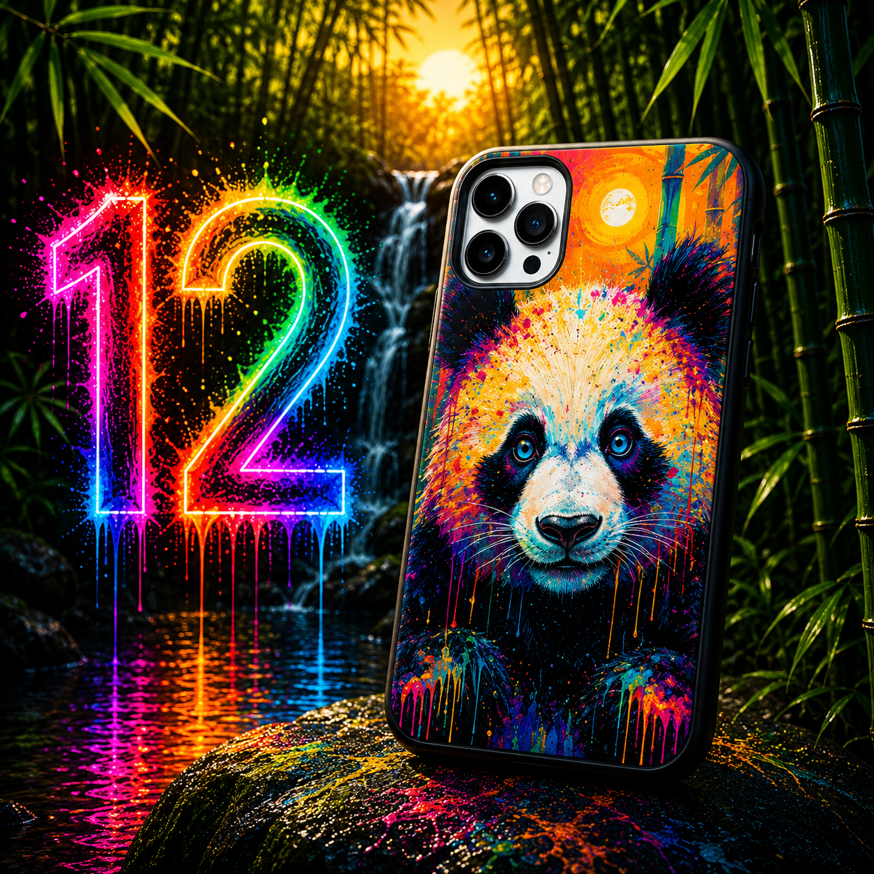 Coques Panda Pop Art