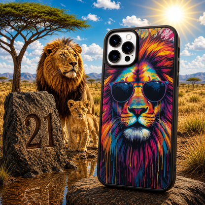 Coques Lion Pop Art