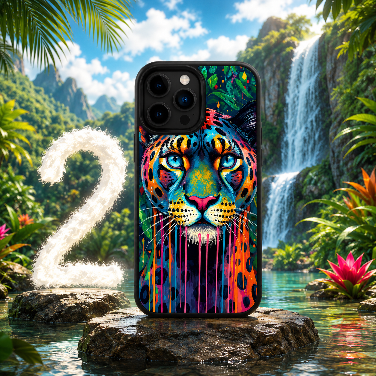 Coques Panthère Pop Art
