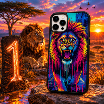 Coques Lion Pop Art