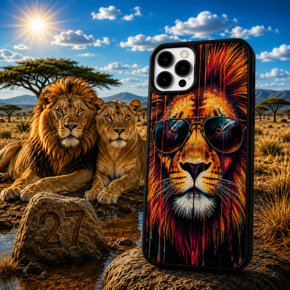 Coques Lion Pop Art