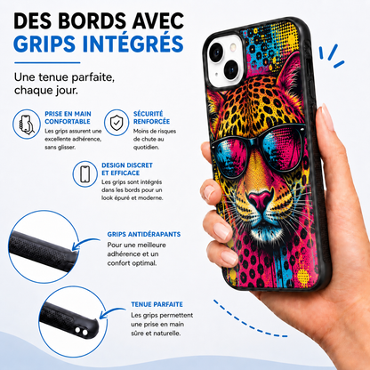 Coques Léopard Pop Art