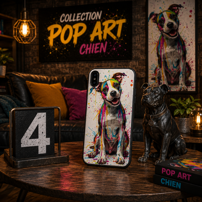 Coques Chien Pop Art