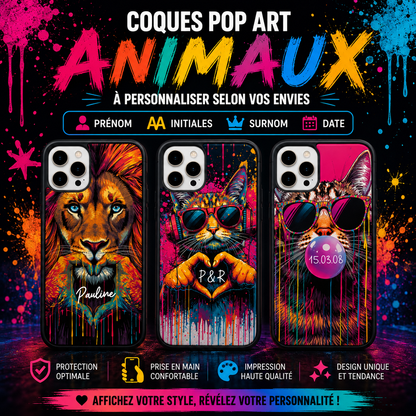 Coques personnalisées prénom / date – Design exclusif