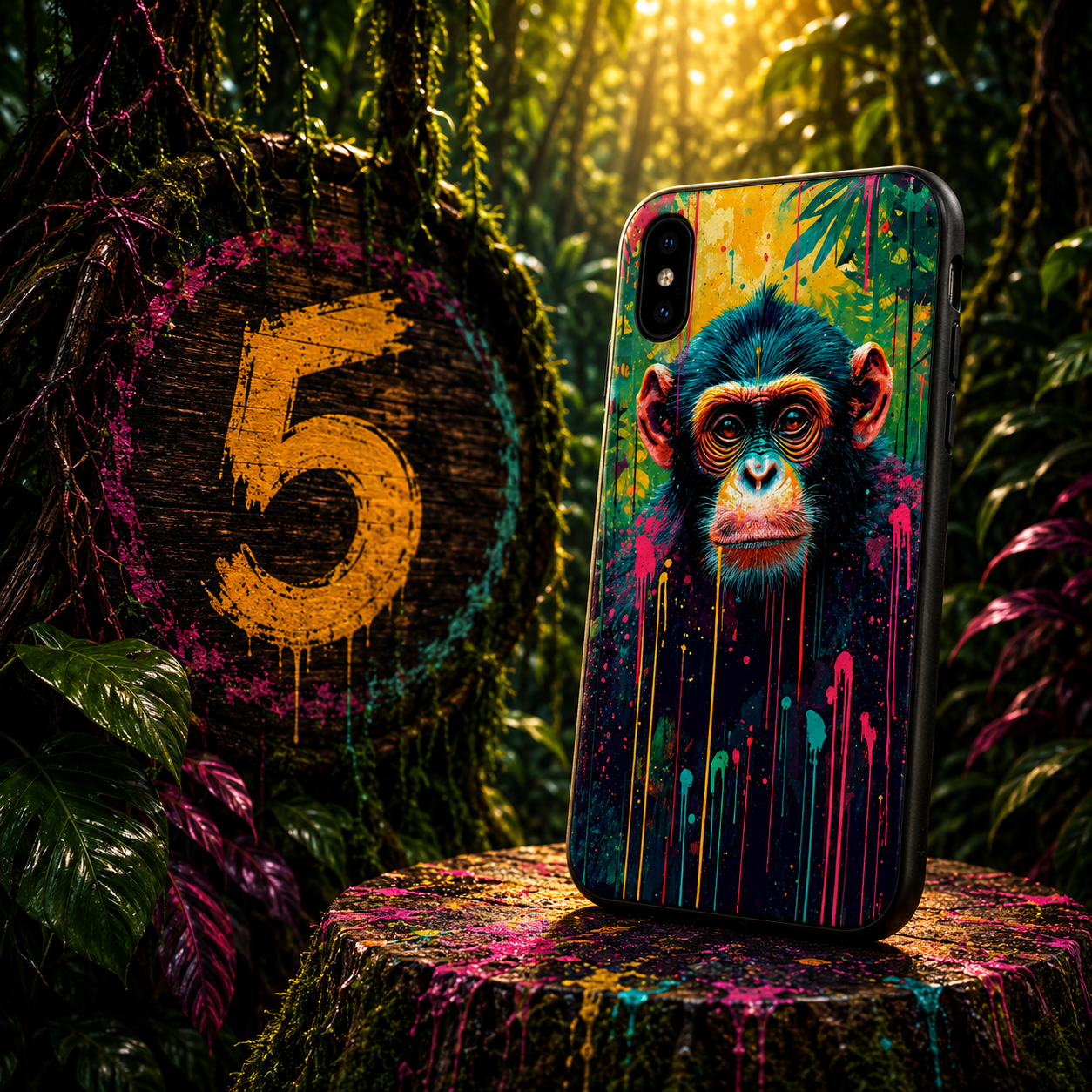 Coques Singe Pop Art
