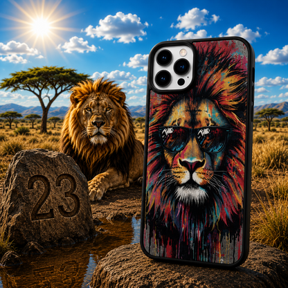 Coques Lion Pop Art