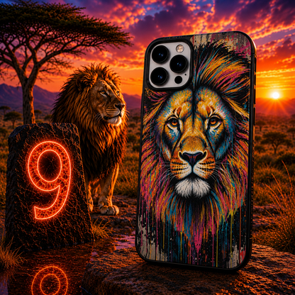 Coques Lion Pop Art