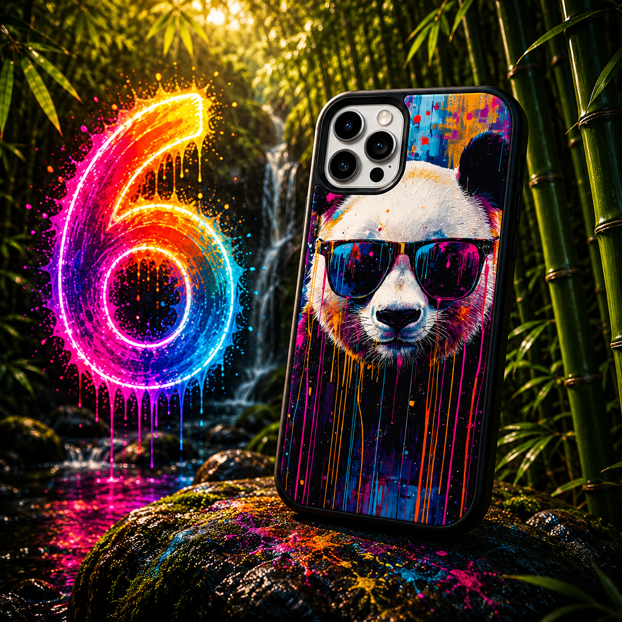 Coques Panda Pop Art