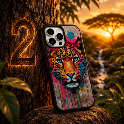 Coques Léopard Pop Art