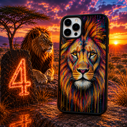 Coques Lion Pop Art