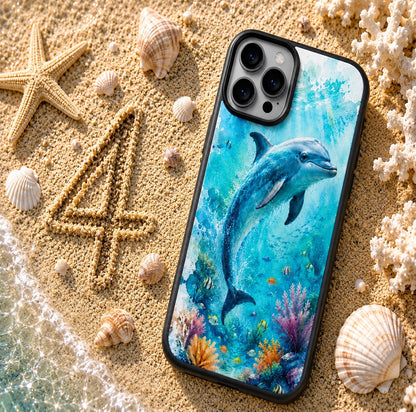 Coques de téléphone Dauphin Aquarelle