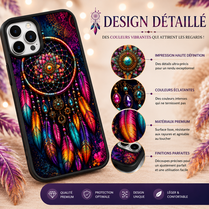 Coques de téléphone Attrape-rêves colorées