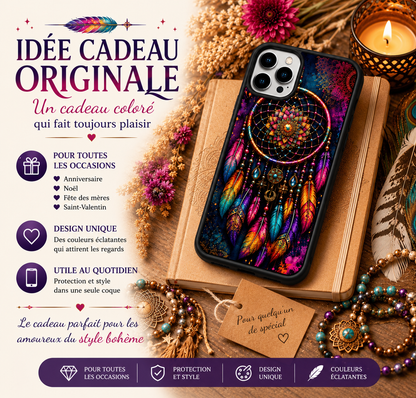 Coques de téléphone Attrape-rêves colorées