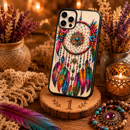 Coques de téléphone Attrape-rêves colorées