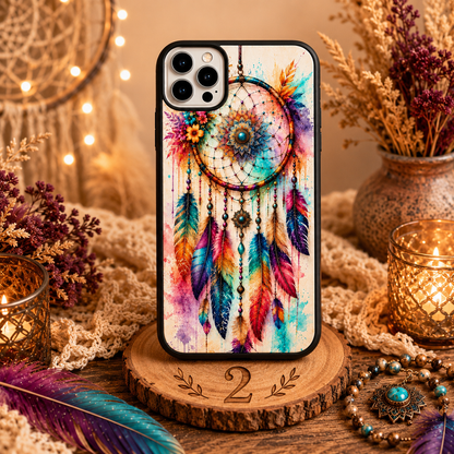 Coques de téléphone Attrape-rêves colorées