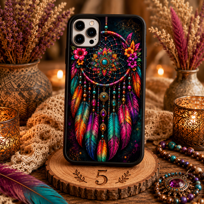 Coques de téléphone Attrape-rêves colorées