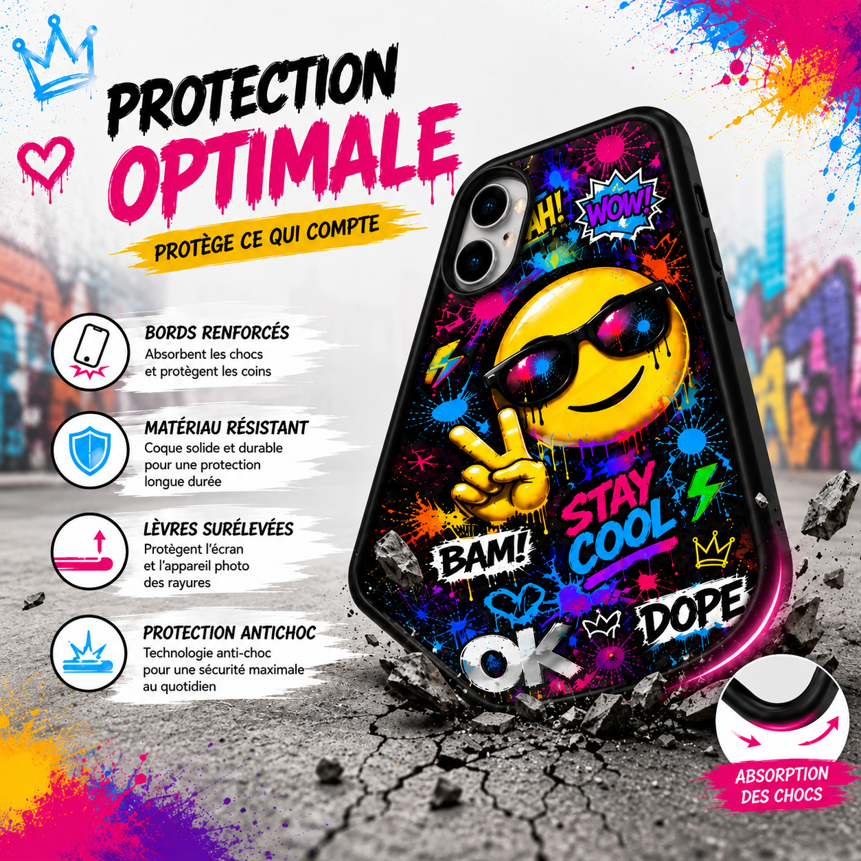 Coques de Téléphone Smiley