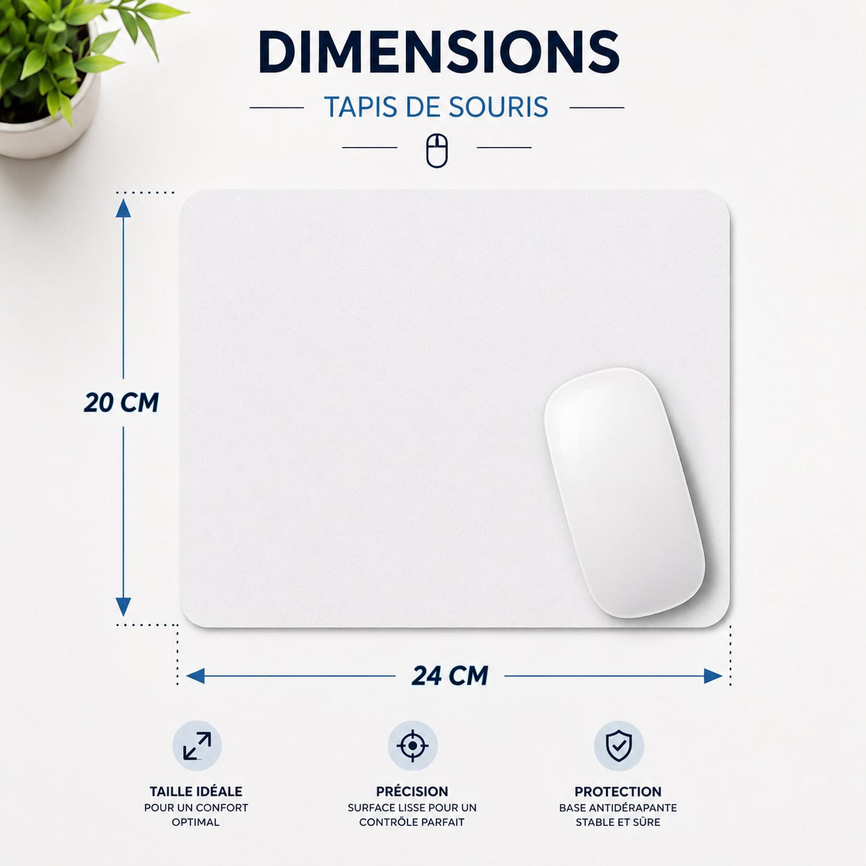 Tapis de souris personnalisé avec votre photo