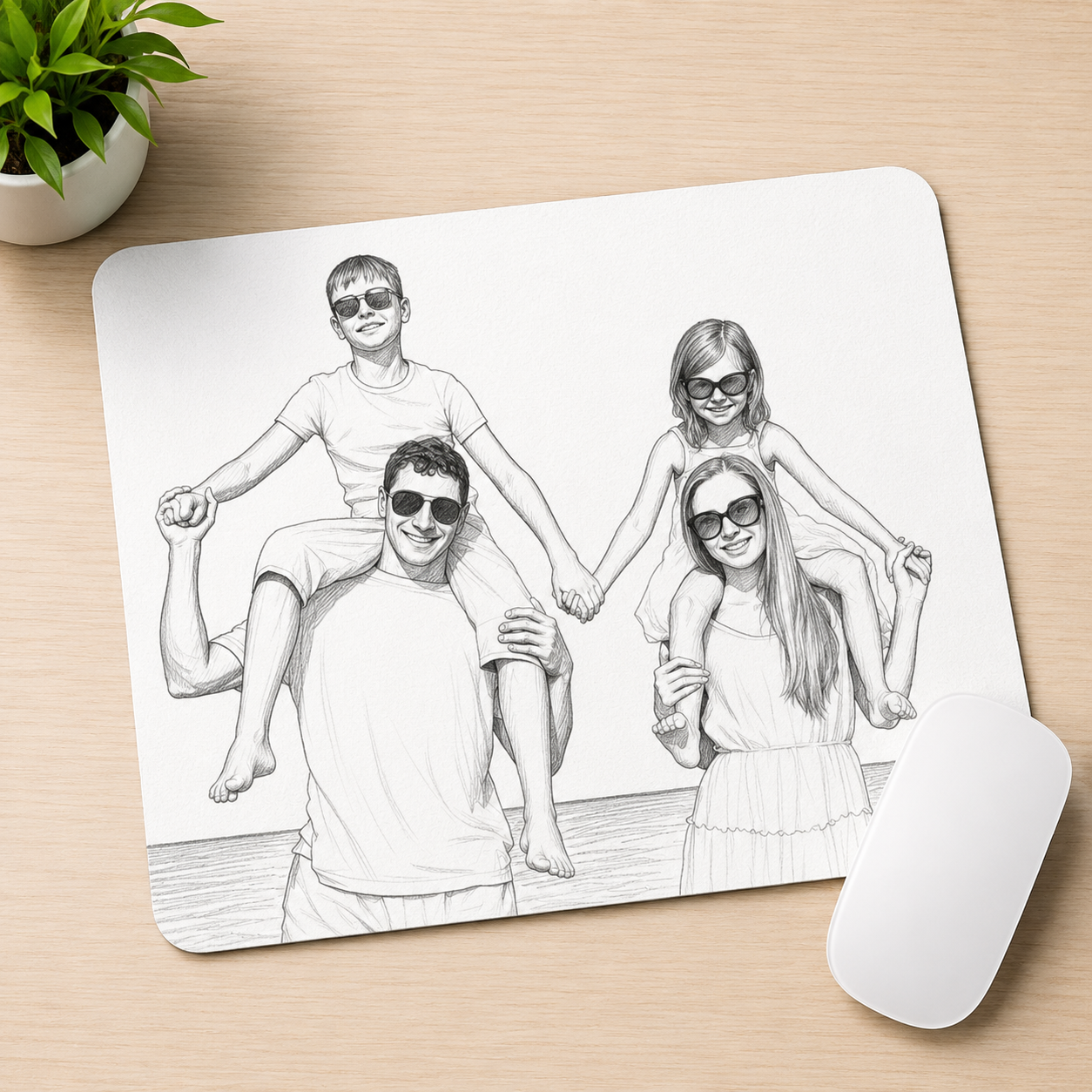 Tapis de souris personnalisé avec votre photo