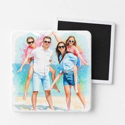Pack de 5 Magnets Personnalisés avec Vos Photos