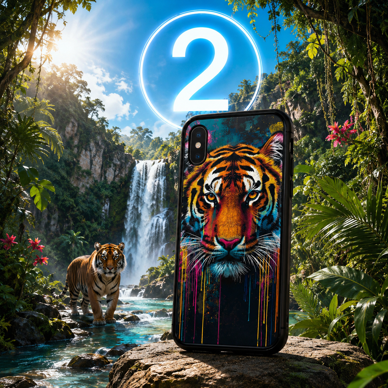 Coques Tigre Pop Art