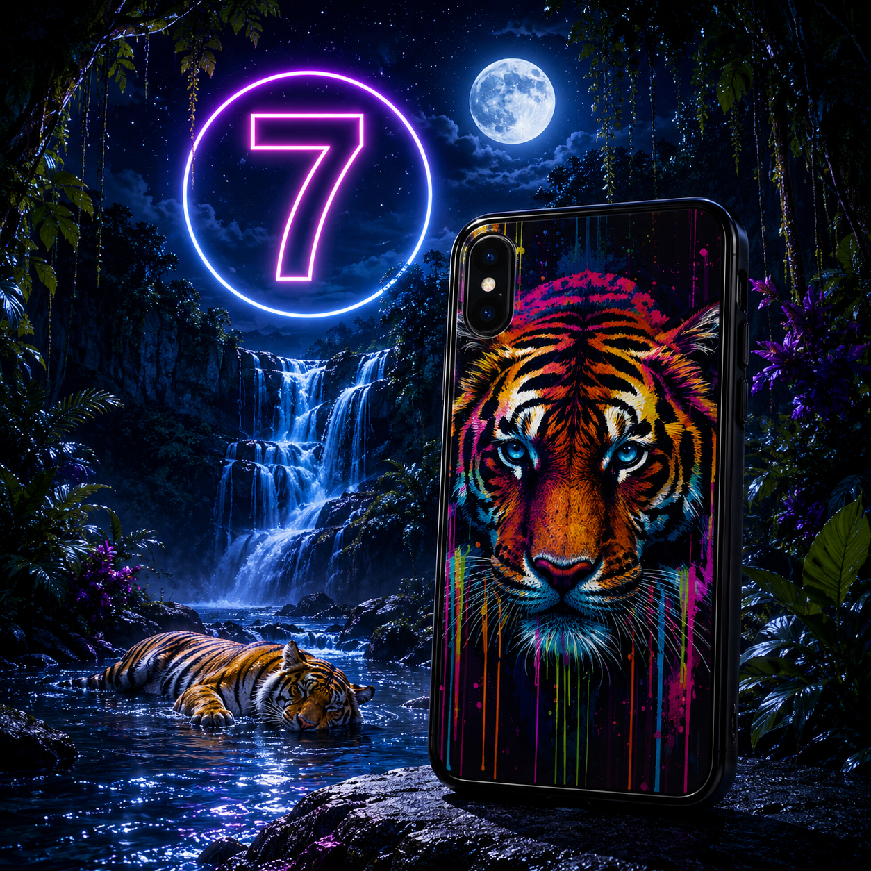 Coques Tigre Pop Art