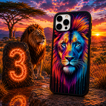 Coques Lion Pop Art