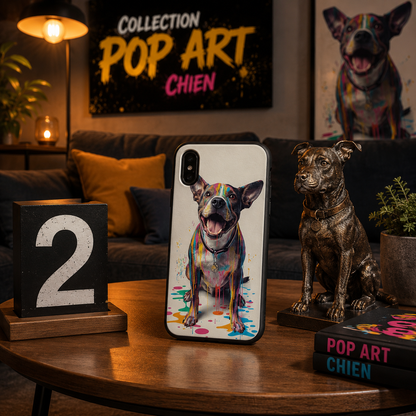 Coques Chien Pop Art
