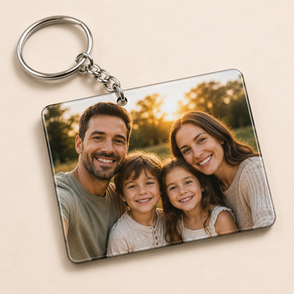 Porte-clé personnalisé avec votre photo