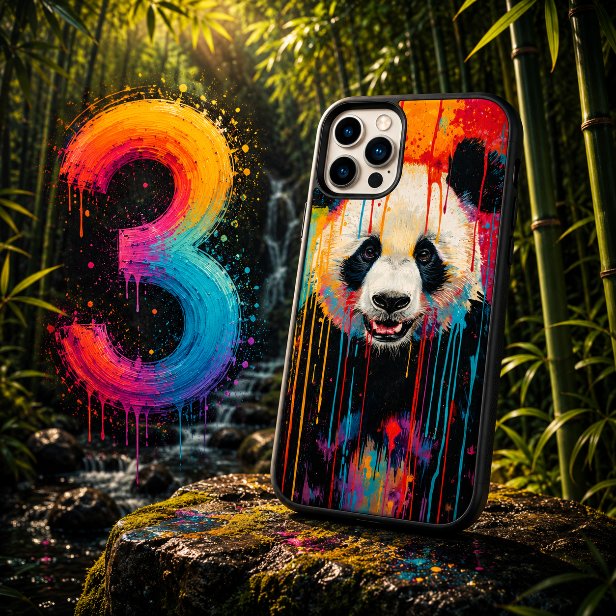 Coques Panda Pop Art