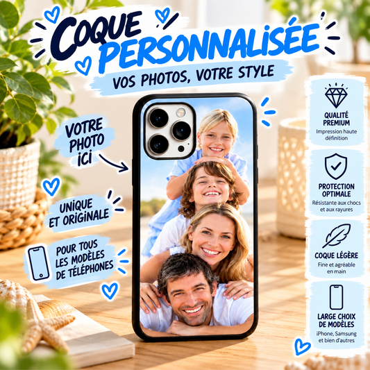 Coque Téléphone Personnalisée avec Photo