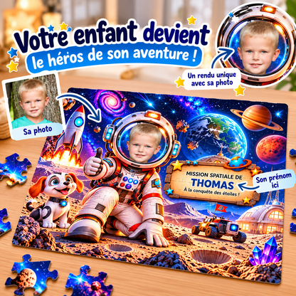 Puzzle Astronaute Personnalisé